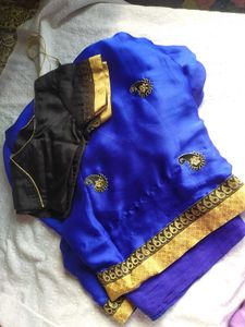 Blue Saree