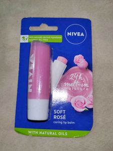 Vaseline Lip Therapy Rosy Lips And Nivea LipBalm