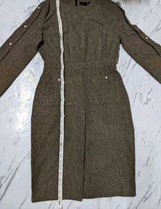 Korean Pocket Knee Length Dress