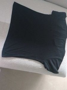 V Shaped black T Shirt