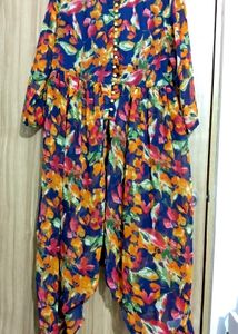 Floral Print Kurta