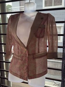 Paisley Print Blazer