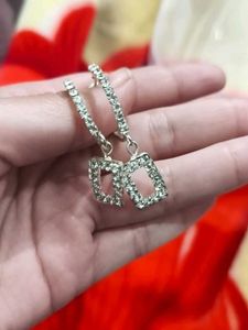 Sparkling Rhinestone Drop Earrings