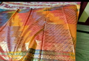 Multicolour Saree