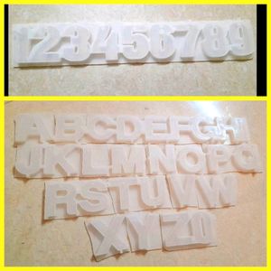 No.Letter & Alphabet Mold For Resin Art