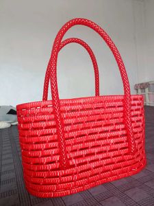 Handmade Plastic Wire Basket