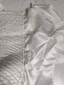 White And Gold Bed Cover Set