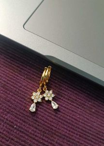 Butterfly Stud &amp; Looped Hanging Earrings