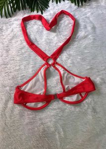 Bright Red Sexy Bikini Top 👙