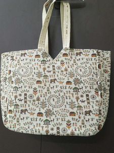 Warli Art Tote Women&#39;s Handbag For Office Travel