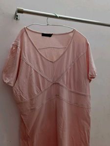 Amellin Pink Lace Detail Top