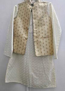 Boys' Ethnic Kurta Set with Waistcoat
