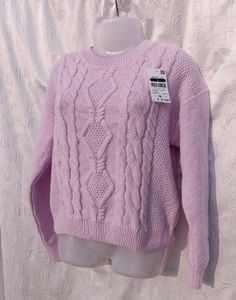 Shein Lavender Knit Sweater 💜