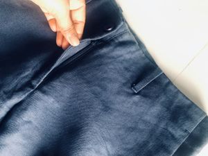 Navy Cropped Pants