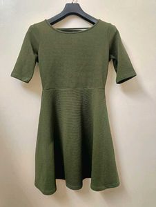 Branded A-Line Mini Dress
