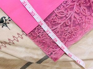 Pink Embroidered Kurta Set 3 Pcs