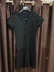 Black Hooded Romper