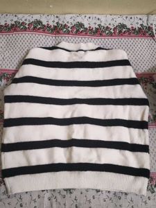 Striped Knit Sweater