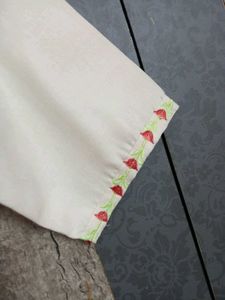 Elegant Embroidered Kurta Pant Set