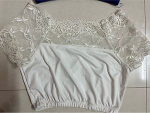 Lace Detail Crop Top - Set of 2