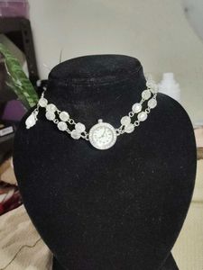 Beaded Watch Choker