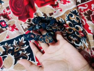 Floral Print Scrunchie