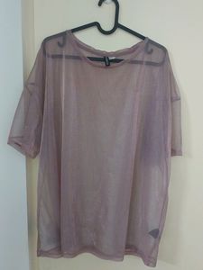H&amp;M Sheer Pink Over Top