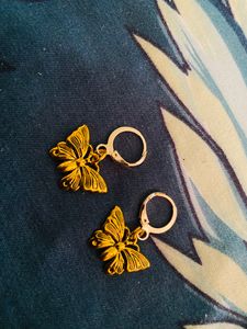 Aesthetic Cute Butterfly Earring, Small, Handmade.