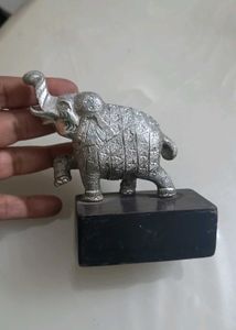 Vintage Silver Elephant Figurine