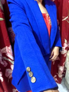 New Coat For Women Blue