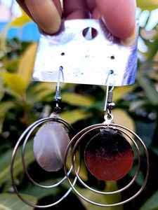 Indo-Western silver Plated Earring