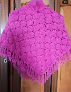 Crochet Poncho Set