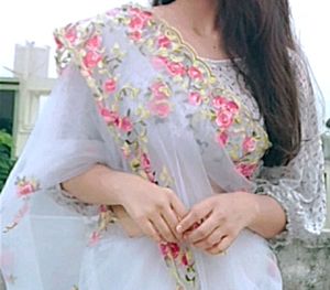 Embroidered Saree
