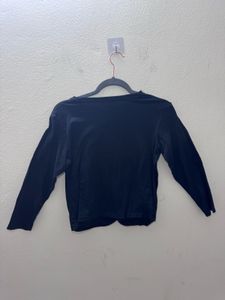 Black Crossover Top