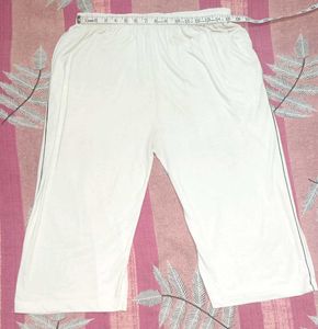 White Capri Lounge Pants