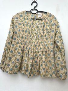 Block Printed Short  Top