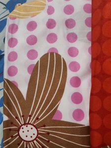 King Size Double Bedsheet With Pillow Covers