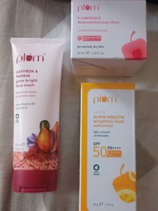 Plum Skincare Trio for bright skin