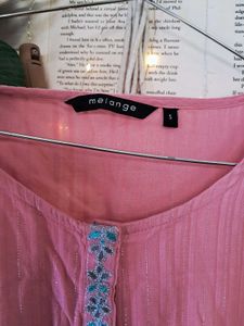 Pink Cotton Kurti