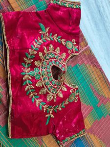 Embroideried  Maroon Blouse