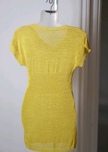 Yellow Casual sheet Dress