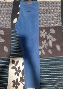 MAN NEW COTTON NAVY BLUE JENS  PANT+T SHIRT COMBO