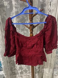 Zudio Solid Crop Top, Size XXL