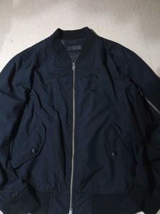black bomber jacket