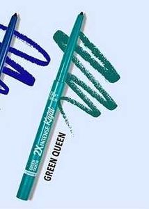 Waterproof Green Kajal Eyeliner With Sharpne