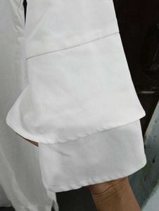 Embroidered White kurti