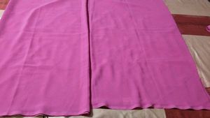 Pink Daily Wear Sari With Blouse Piece