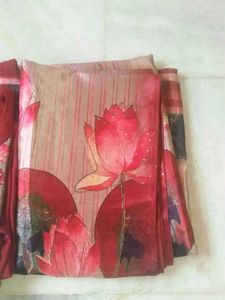 Suit With Silky Duppata