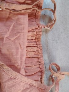 Dusty Pink Cute Crop Top