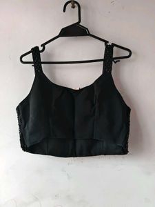 Black Dress with Beaded Top